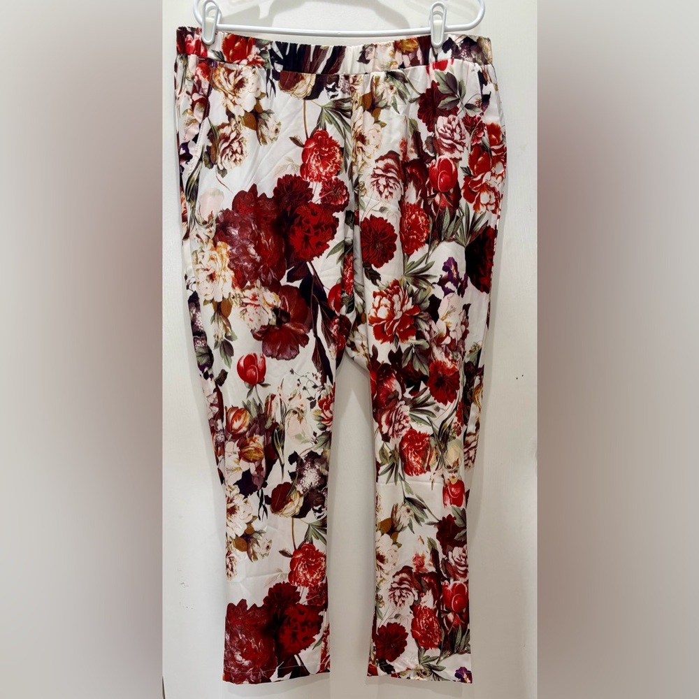 Disney Alice Looking Through the Looking Glass Floral pants 18W